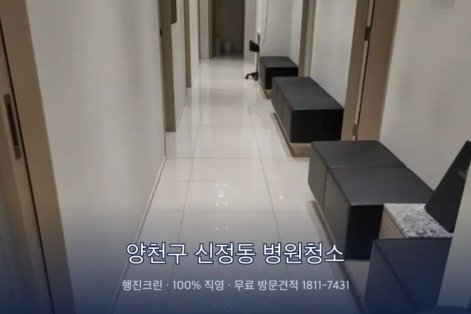 양천구 신정동 병원청소 초음파실 장비 주변 닦기